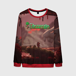 Свитшот мужской Terraria Тэррария, цвет: 3D-красный
