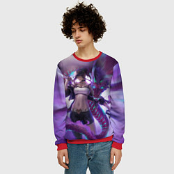 Свитшот мужской LEAGUE OF LEGENDS AKALI ЛИГА ЛЕГЕНД АКАЛИ, цвет: 3D-красный — фото 2