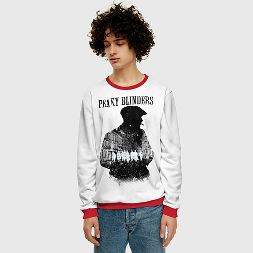 Мужской свитшот Thomas Shelby Peaky Blinders / 3D-Красный – фото 3