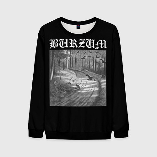 Мужской свитшот Burzum Hvis lyset tar oss / 3D-Черный – фото 1