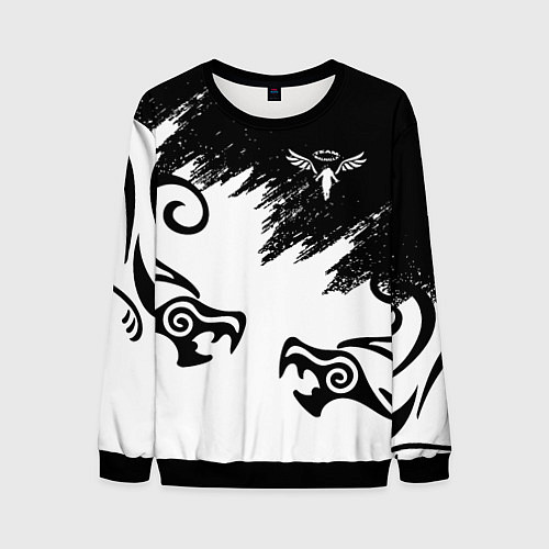 Мужской свитшот ТОКИЙСКИЕ МСТИТЕЛИ ВАЛЬГАЛЛА / 3D-Черный – фото 1