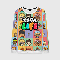 Мужской свитшот Toca Life: Faces