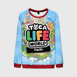 Свитшот мужской Toca Life World, цвет: 3D-красный