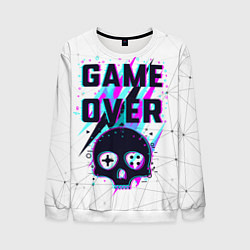 Мужской свитшот Game OVER - NEON 3D