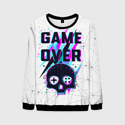 Мужской свитшот Game OVER - NEON 3D