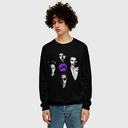 Свитшот мужской Depeche mode band, цвет: 3D-черный — фото 2