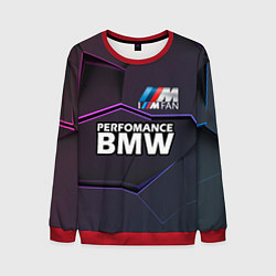 Свитшот мужской BMW Perfomance, цвет: 3D-красный