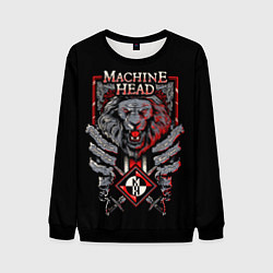 Свитшот мужской Machine Head - Lion Heart, цвет: 3D-черный