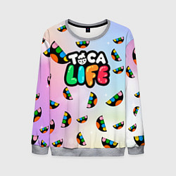 Мужской свитшот Toca Life: Smile Logo