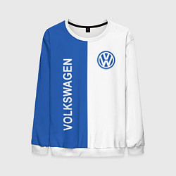 Свитшот мужской Volkswagen, ФОЛЬКСВАГЕН, цвет: 3D-белый