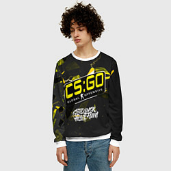 Свитшот мужской Новая эра CS:GO, цвет: 3D-белый — фото 2
