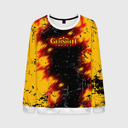 Свитшот мужской Genshin Impact: Аниме, цвет: 3D-белый