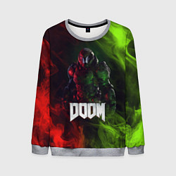 Свитшот мужской Doomguy Doom, цвет: 3D-меланж