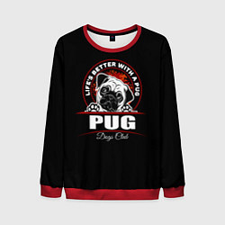 Мужской свитшот Мопс Pug