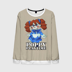 Свитшот мужской Poppy Playtime, цвет: 3D-белый