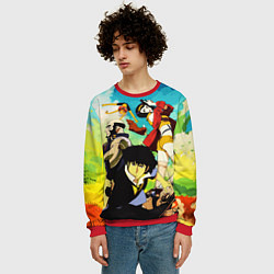 Свитшот мужской Cowboy Bebop All, цвет: 3D-красный — фото 2
