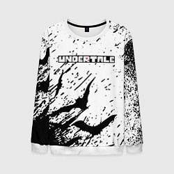 Свитшот мужской UNDERTALE Летучие мыши, цвет: 3D-белый