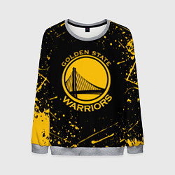 Мужской свитшот GOLDEN STATE WARRIORS? , БРЫЗГИ КРАСОК