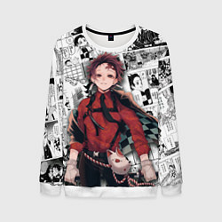 Мужской свитшот Танджиро Камадо на манге