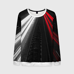 Свитшот мужской Unlimited Highway, цвет: 3D-белый