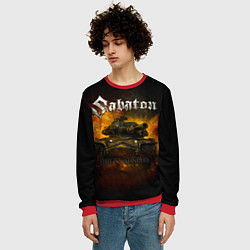Свитшот мужской SABATON - Steel Commanders, цвет: 3D-красный — фото 2