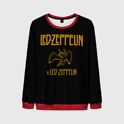 Свитшот мужской Led Zeppelin x Led Zeppelin, цвет: 3D-красный