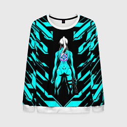 Свитшот мужской Samus Metroid, цвет: 3D-белый