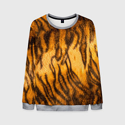 Свитшот мужской Шкура тигра 2022, цвет: 3D-меланж