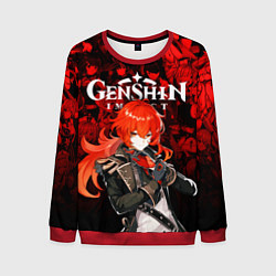 Мужской свитшот GENSHIN IMPACT DILUC ГЕНШИН ИМПАКТ ДИЛЮК