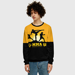 Свитшот мужской ММА Mixed Martial Arts, цвет: 3D-черный — фото 2