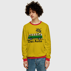 Свитшот мужской Фольцваген T1, цвет: 3D-красный — фото 2