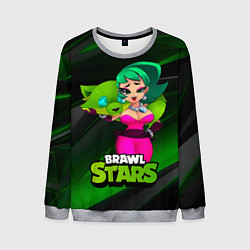 Свитшот мужской LOLA BRAWLSTARS dark green, цвет: 3D-меланж