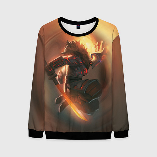 Мужской свитшот DOTA 2 ДЖАГЕРНАУТ / 3D-Черный – фото 1