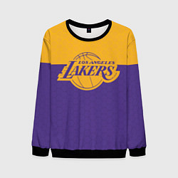 Свитшот мужской LAKERS LINE HEXAGON SPORT, цвет: 3D-черный