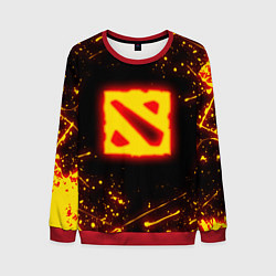 Мужской свитшот DOTA 2 FIRE LOGO ДОТА 2 ОГНЕННЫЙ ЛОГО