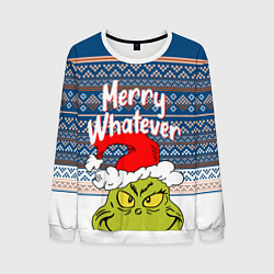 Мужской свитшот MERRY WHATEVER GRINCH