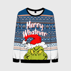 Мужской свитшот MERRY WHATEVER GRINCH