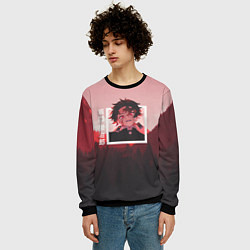 Свитшот мужской Танджиро Камадо Tanjiro Kamado , Клинок, рассекающ, цвет: 3D-черный — фото 2