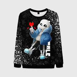 Мужской свитшот НОВОГОДНИЙ САНС UNDERTALE НОВЫЙ ГОД