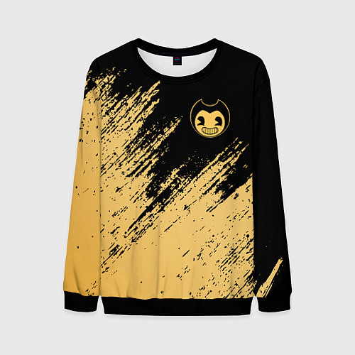 Мужской свитшот Bendy and the ink machine - Вектор / 3D-Черный – фото 1