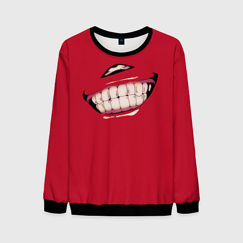 Мужской свитшот Sukunas Smile / 3D-Черный – фото 1