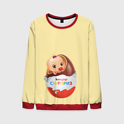 Свитшот мужской Киндер сюрприз, цвет: 3D-красный