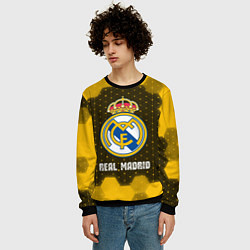 Свитшот мужской РЕАЛ МАДРИД Real Madrid Графика, цвет: 3D-черный — фото 2