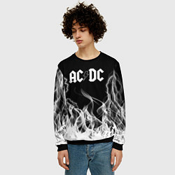 Свитшот мужской ACDC Fire, цвет: 3D-черный — фото 2