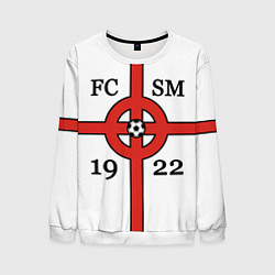 Свитшот мужской FCSM-1922, цвет: 3D-белый