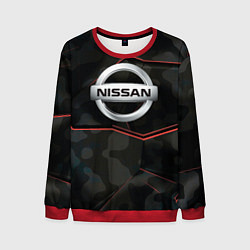 Свитшот мужской Nissan xtrail, цвет: 3D-красный