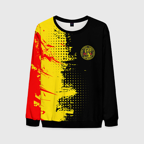 Мужской свитшот Кобра Кай Cobra Kai / 3D-Черный – фото 1