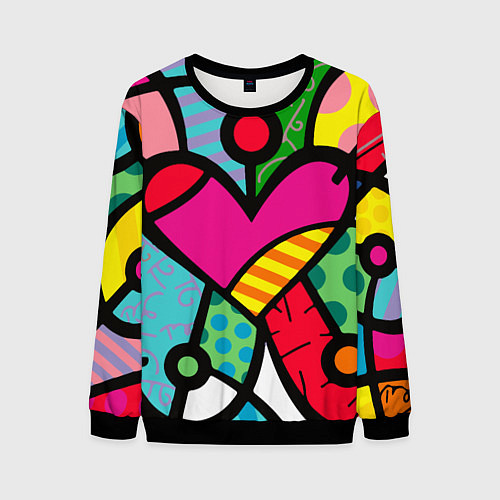 Мужской свитшот Ромеро Бритто Арт / 3D-Черный – фото 1