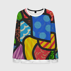 Свитшот мужской В стиле ромеро бритто, цвет: 3D-белый