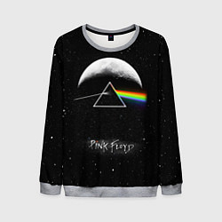 Свитшот мужской PINK FLOYD LOGO ПИНК ФЛОЙД ЗВЕЗДЫ, цвет: 3D-меланж